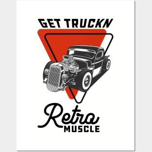 Get Truckn Hot Rod Truck Posters and Art